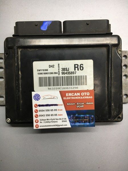 3BSJ 96435897 5WY1E09E MOTOR ECU DAEWOO TACUMA 1.6 CHEVROLET REZZO