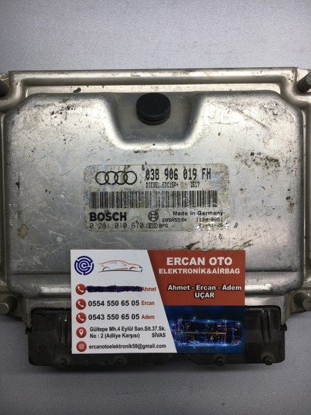  VOLKSWAGEN AUDI A3 BOSCH 0281010670, 0281010670, 038906019 FH, 038906019FH