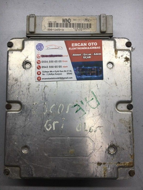 FORD ESCORT 1.6 ECU MOTOR BEYN 95AB-12A650-XA 95AB12A650XA