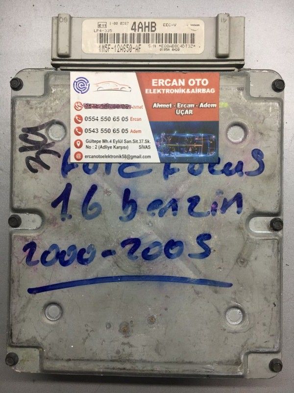 Ford FOCUS 2.0 ST170 ECU 3M5F 12A650 AF lp4 335 motor beyni 