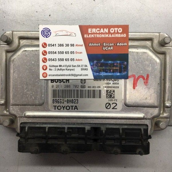 TOYOTA BOSCH 0261208702, 0261208702, 89661-0H022, 896610H022