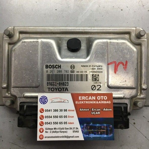 TOYOTA BOSCH 0261208702, 0261208702, 89661-0H023, 896610H023