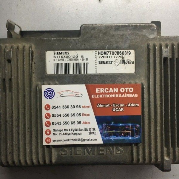 RENAULT MEGANE I SEMENS BENZNL MOTOR BEYN S105300103B HOM 7700860319