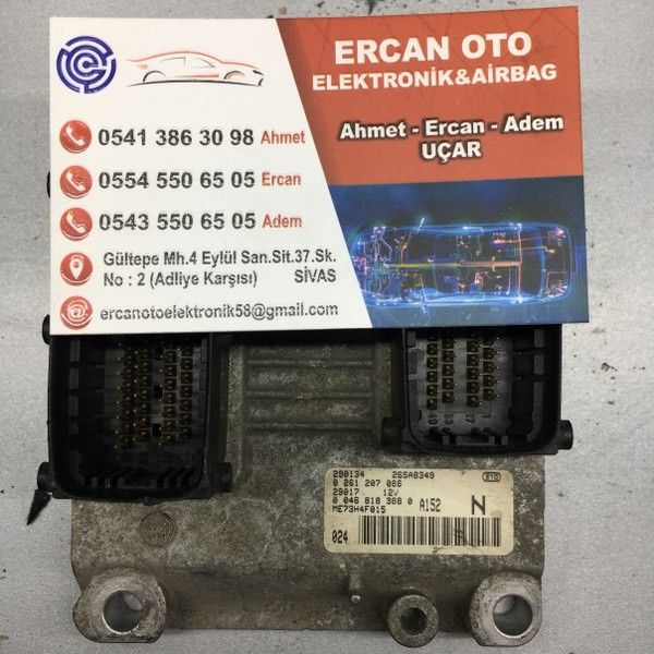 Fiat Stilo 1.2 16V ECU Beyin 00468183880 0261207086 ME73H4F015 26SA8349