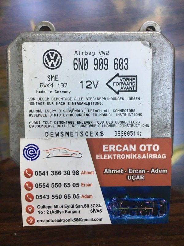 VW Golf III Airbag Beyni - 6N0909603 6N0 909 603 5WK4137