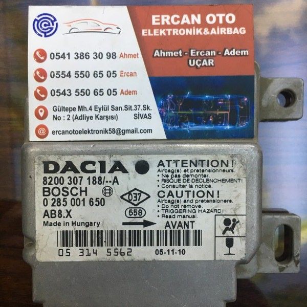 DACIA LOGAN 8200 307 188. A 0 285 001 650